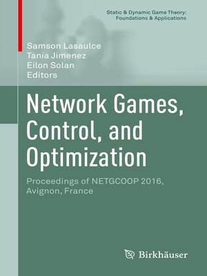 cover image of Network Games, Control, and Optimization